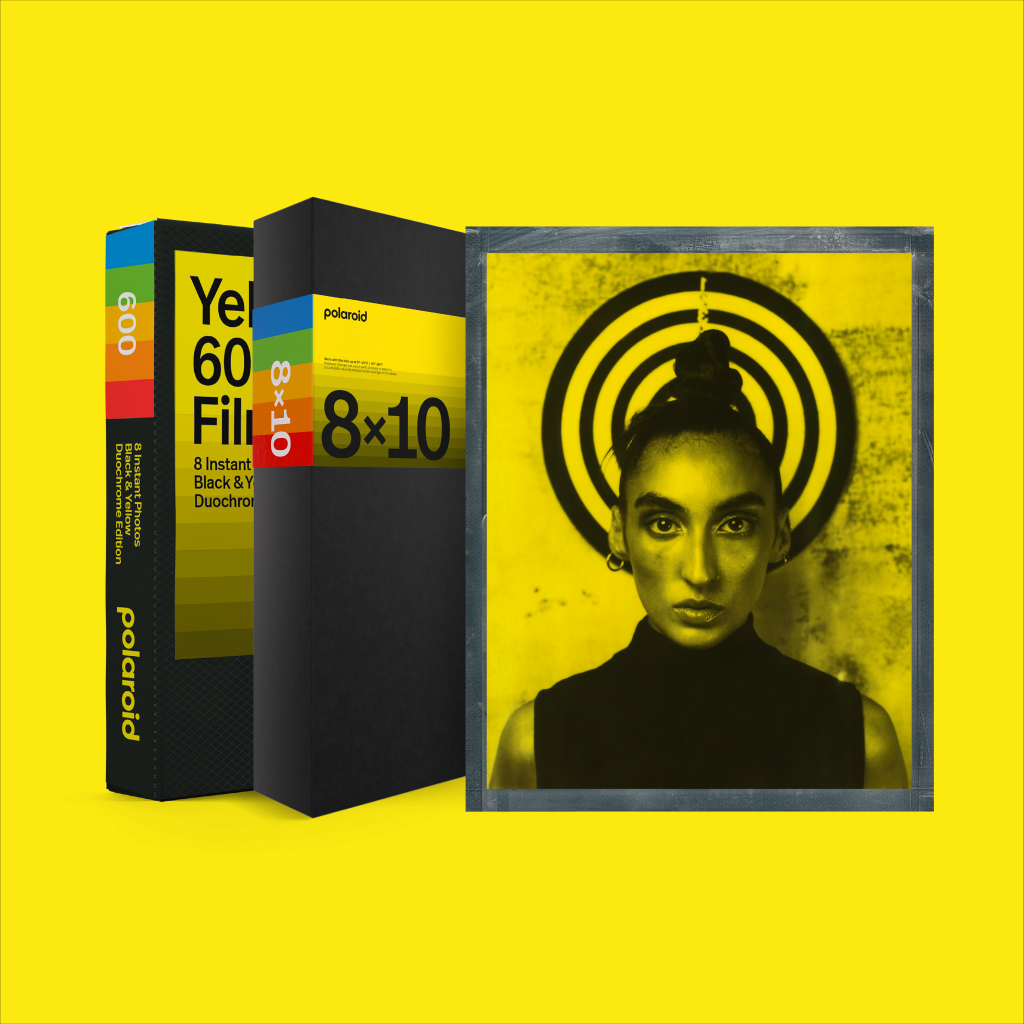 Polaroid Black & Yellow Duochrome Film für 600 und 8×10
